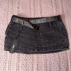 Misguided denim skirt